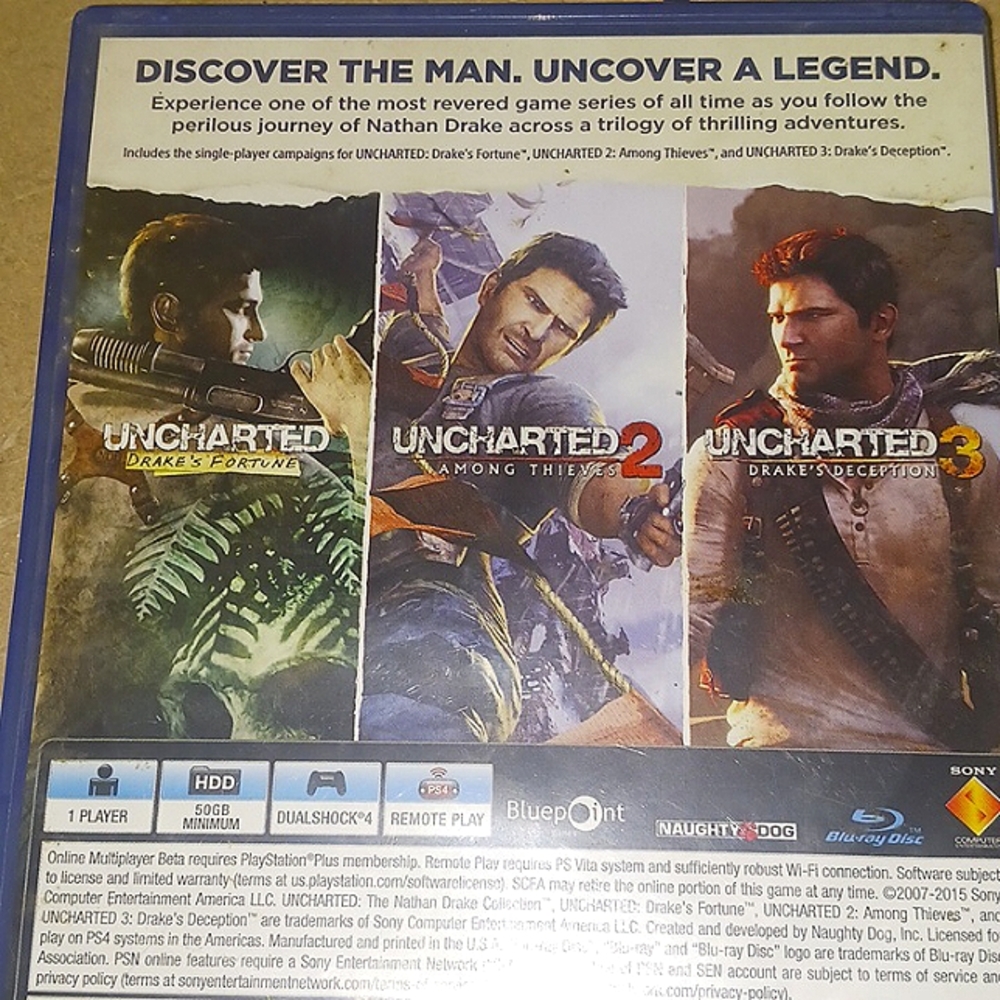 PS4 Uncharted: Nathan Drake Collection - Sony PlayStation 4 - Picture 2 of 3